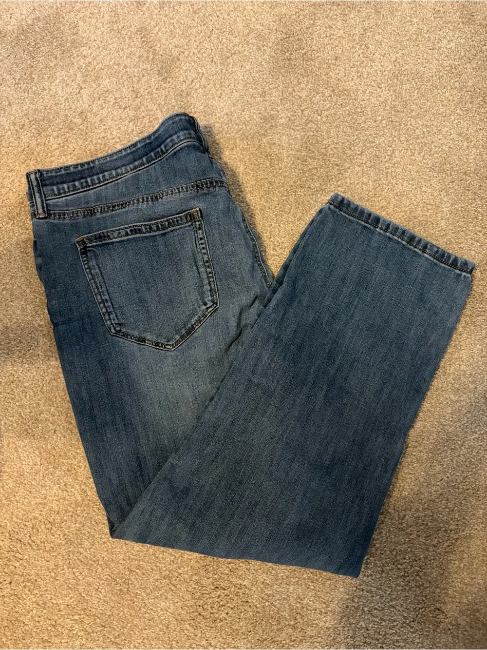 Sonoma Straight Leg Jeans in Medium Blue Wash
